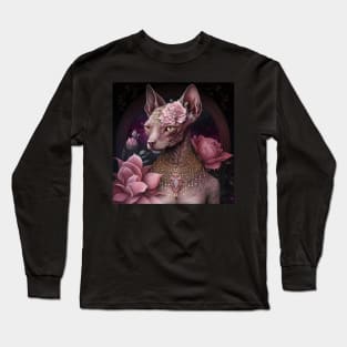 Ancient Hybrid Goddess Sphynx Long Sleeve T-Shirt